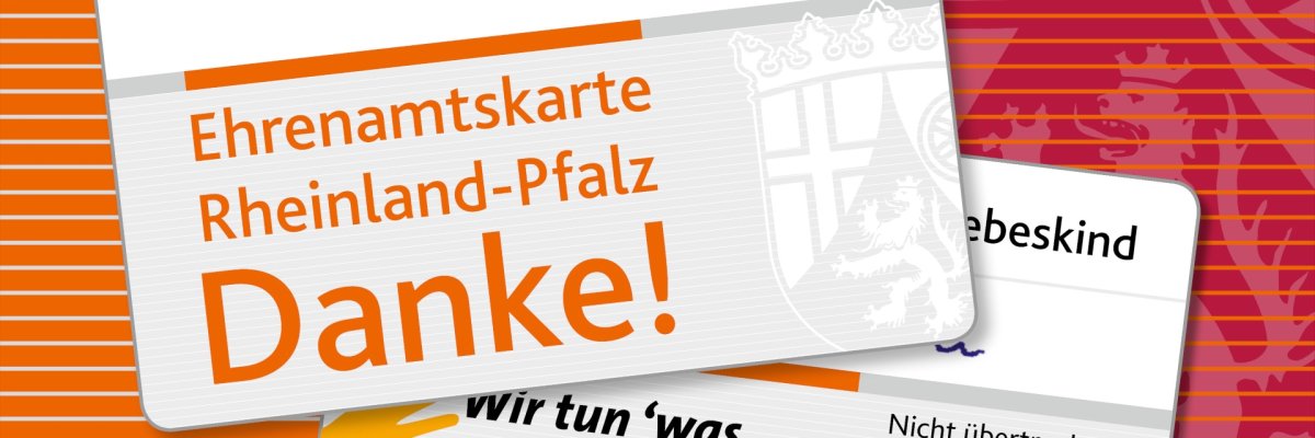 The photo shows the front and back of the volunteer card.