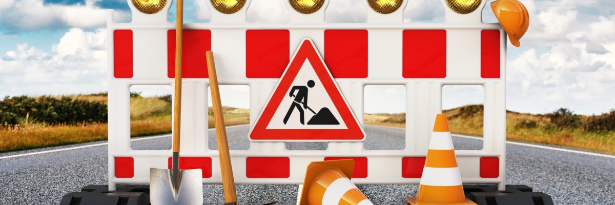 Symbol photo construction site