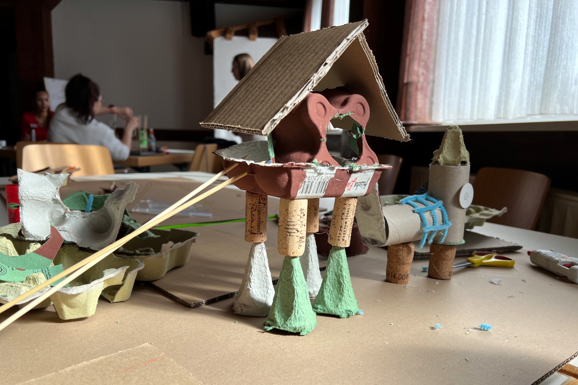 The photo shows one of the playground models