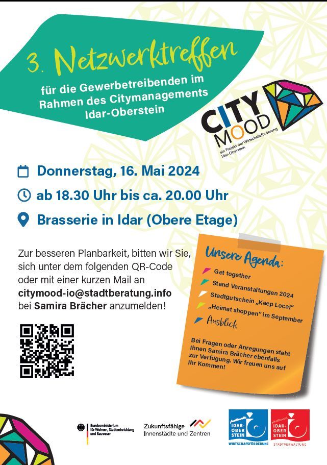 The picture shows the flyer for the event with the content that can be found in the press release.