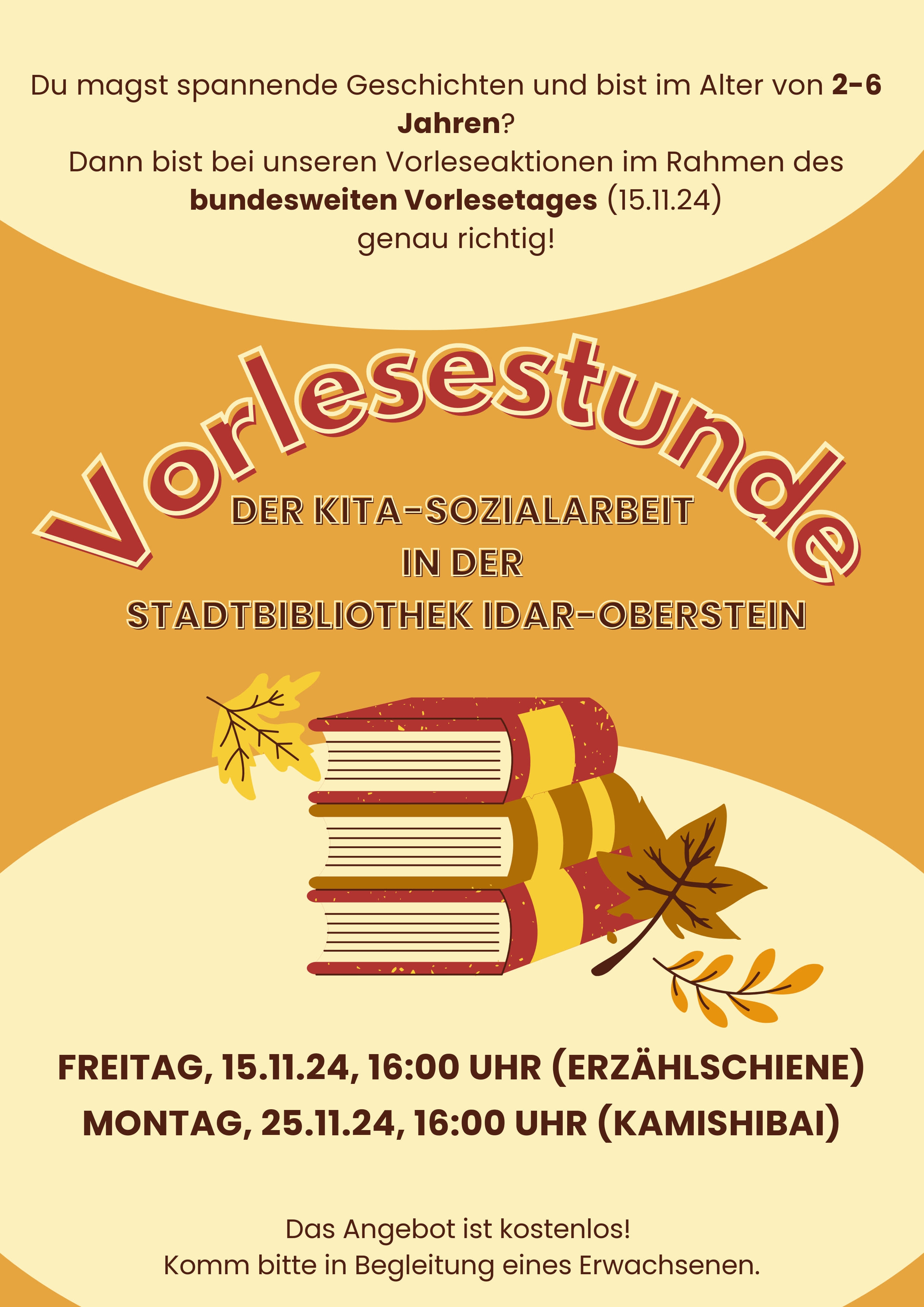 Poster for the reading lesson