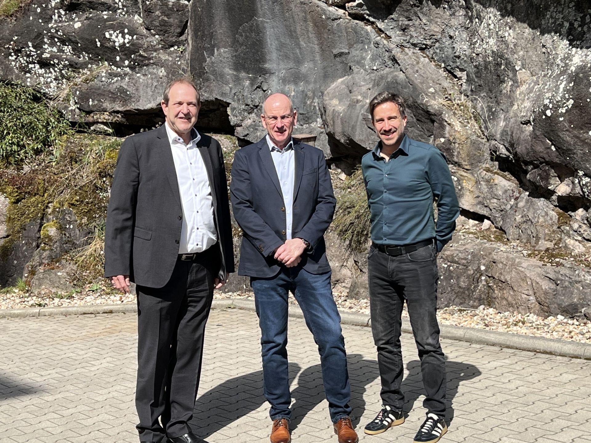 From left to right: Lord Mayor Frank Frühauf, First Chief Detective Inspector Dirk König and Chief Detective Inspector Timo Jung.