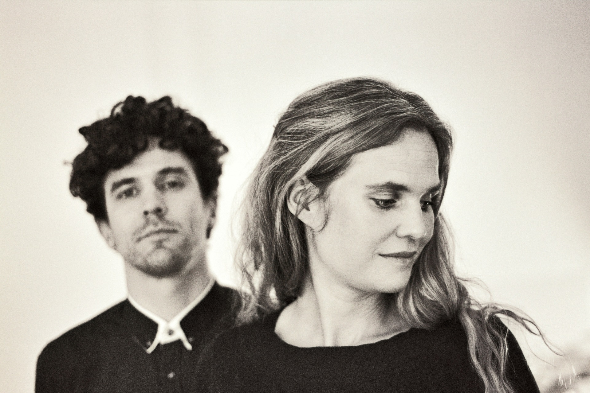 The photo shows the two musicians.