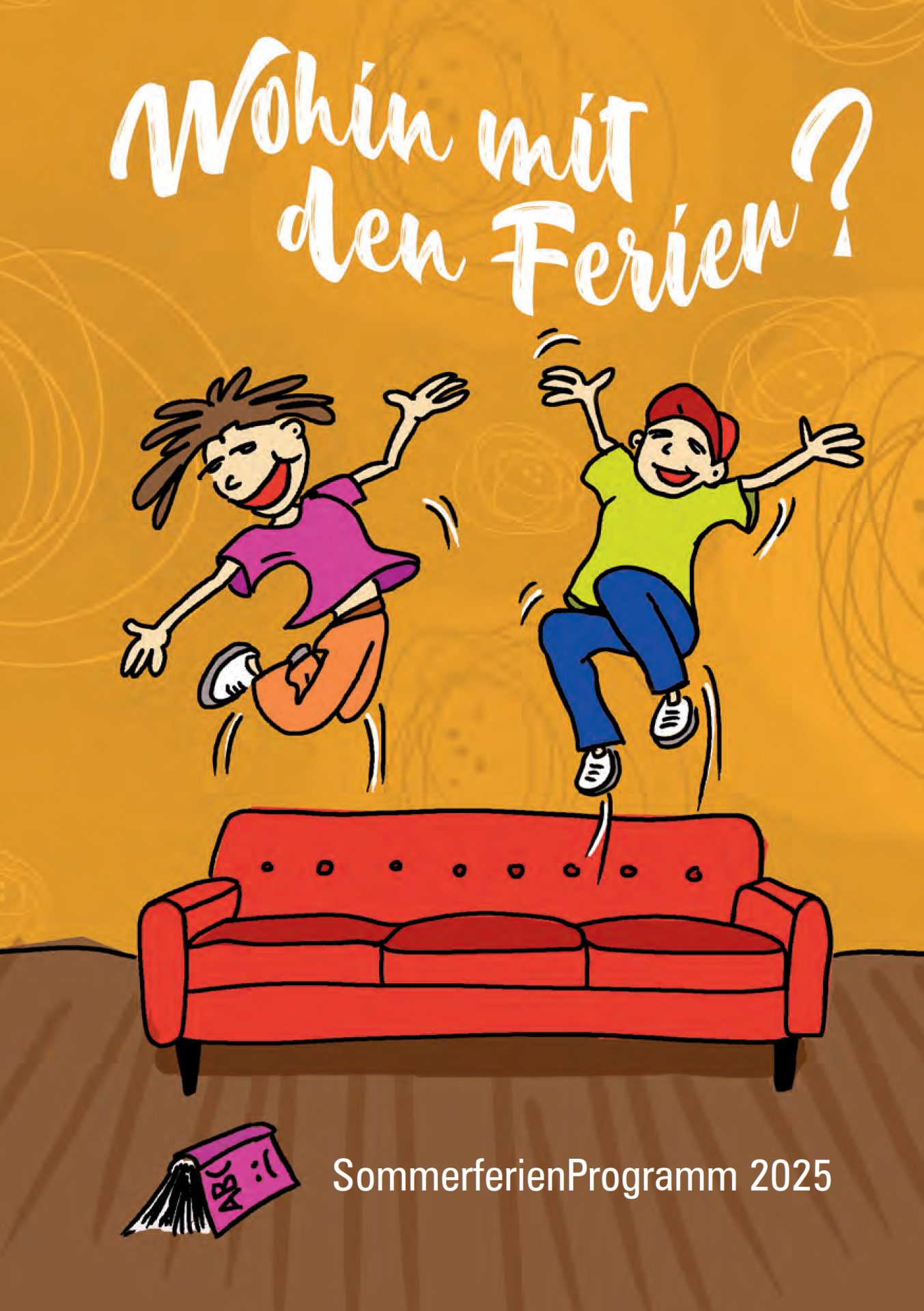 Cover page of the vacation booklet 2025