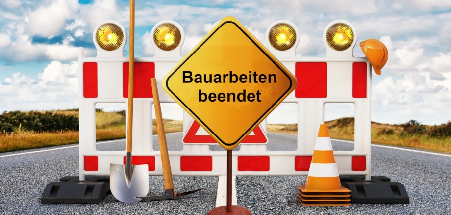 Chantier, barrière pour travaux