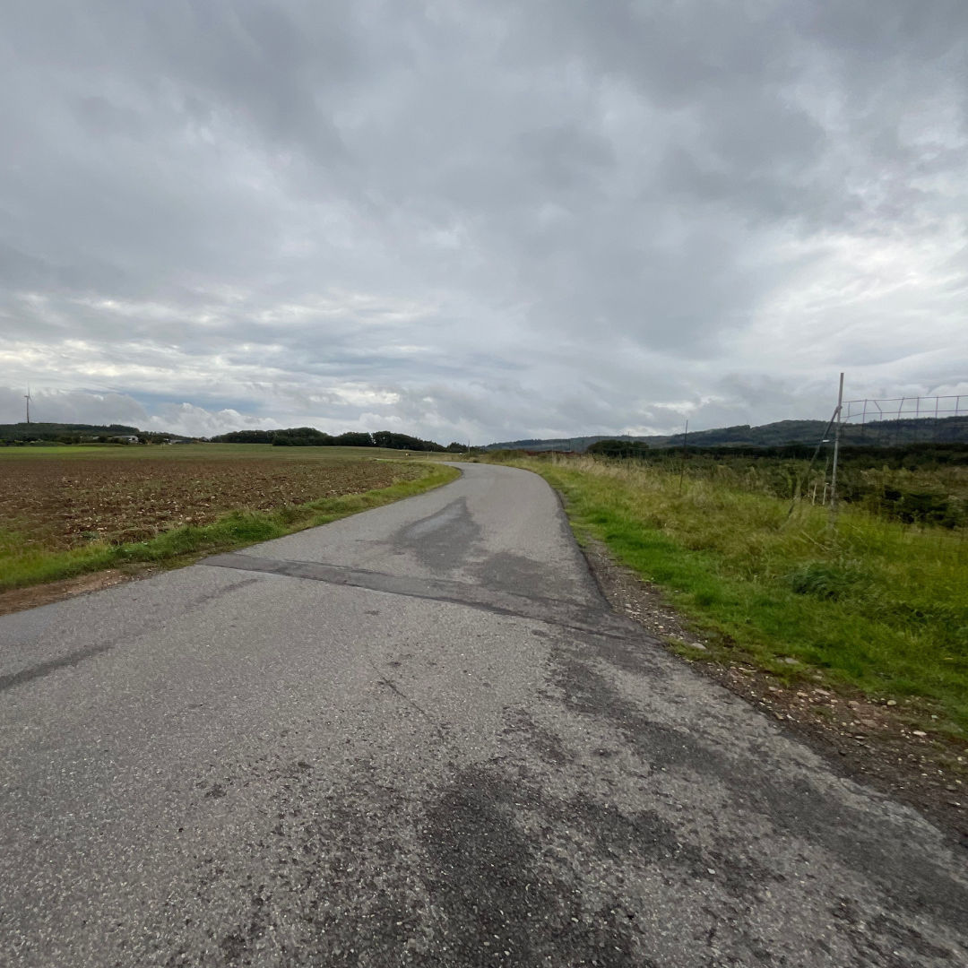 Vue sur le tracé envisagé.