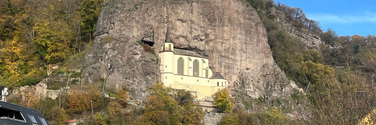 Die Felsenkirche - das Wahrzeichen der Stadt Idar-Oberstein Felsenkirche