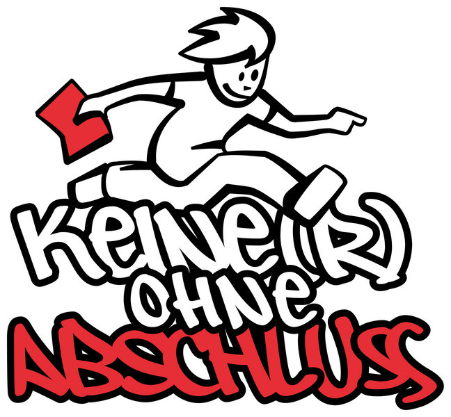Das Bild zeigt das Logo des Projektes "Keine(r) ohne Abschluss"