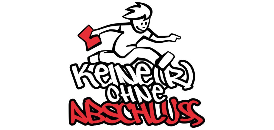 Das Bild zeigt das Logo des Projektes "Keine(r) ohne Abschluss"