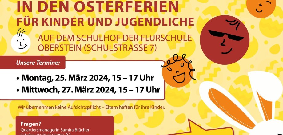 Das Bild zeigt den Flyer für den Offenen Spieletreff, auf dem die Daten wann und wo die Veranstaltung stattfindet zu lesen sind. 