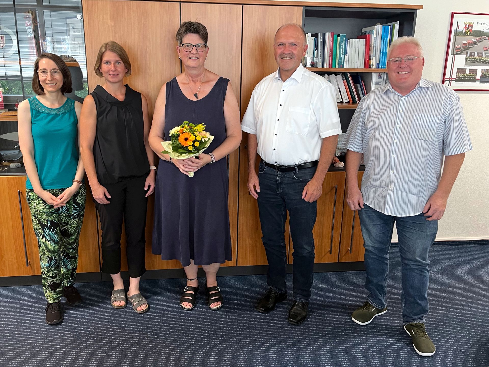 Susanne Hagner (Bildmitte) ging Ende August in den wohlverdienten Ruhestand.