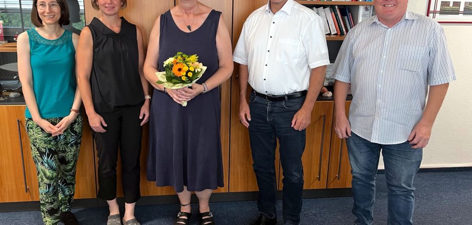Susanne Hagner (Bildmitte) ging Ende August in den wohlverdienten Ruhestand.