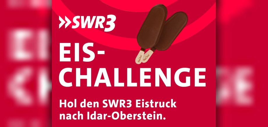 Das Foto ist eine Grafik für die Teilnahme an der Eis-Challenge.