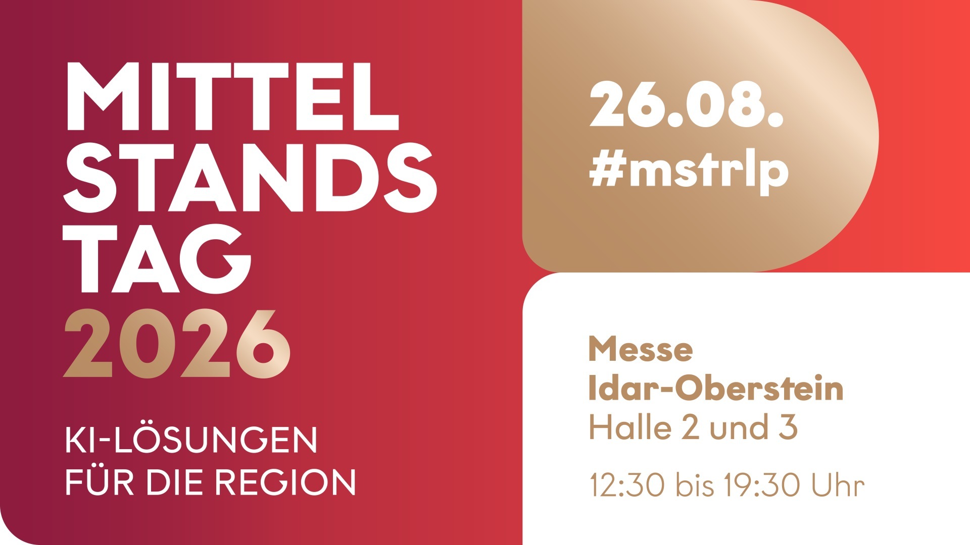 Werbebanner für den Mittelstandstag 2026