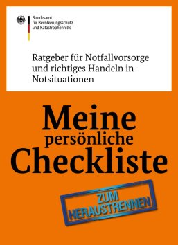 Persönliche Checkliste