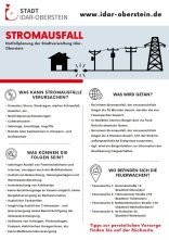 Flyer Stromausfall