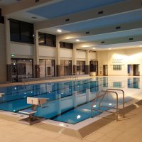 Blick auf das Schwimmerbecken